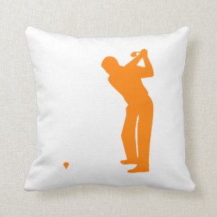 Orange Golf Cushion