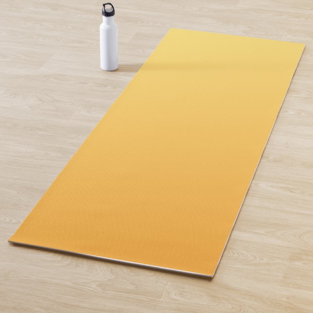 Orange gradient Colour  Yoga Mat (Creator Uploaded)
