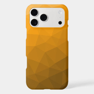 Orange gradient geometric mesh pattern