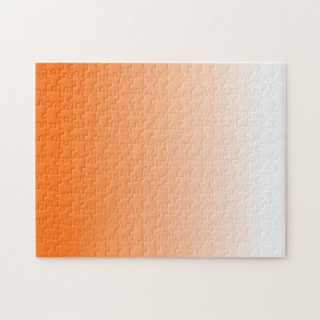 Orange Gradient Jigsaw Puzzle (Horizontal)
