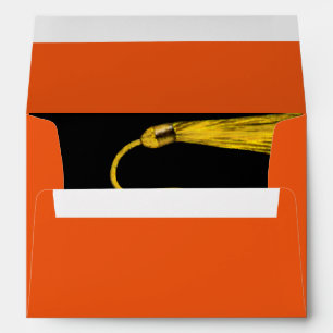 Orange Graduation Envelope
