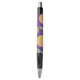 Orange Greenery Fruit Pattern Purple