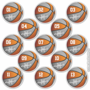 orange grey basketball 13 team members names