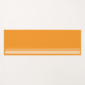orange & grey yoga mat 