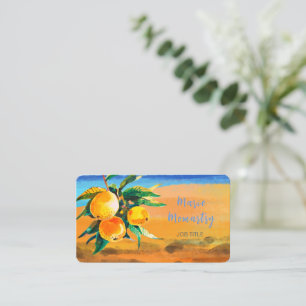 Orange grove business card