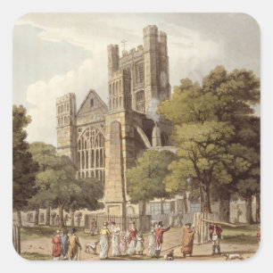 Orange Grove, from 'Bath Illustrated by a Series o Square Sticker