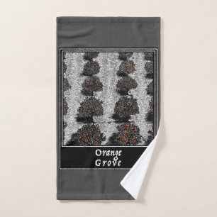Orange Grove Hand Towel
