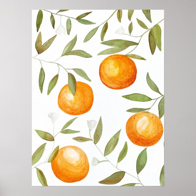 Orange Grove Painting Poster (Front)