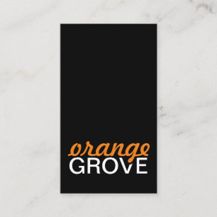 orange grove punch card