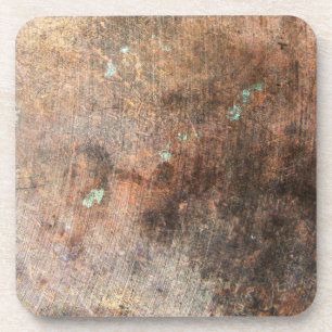 Orange Grunge 6 Coaster