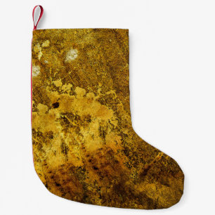 Orange grunge textureabstract,ancient,antique,art, small christmas stocking