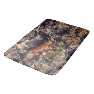 Orange Guana Art Bath Mat