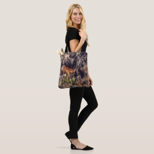 Orange Guana Art Tote Bag