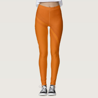 Orange Gym Yoga Workout Leggings