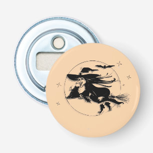 Orange Halloween Witch Bottle Opener