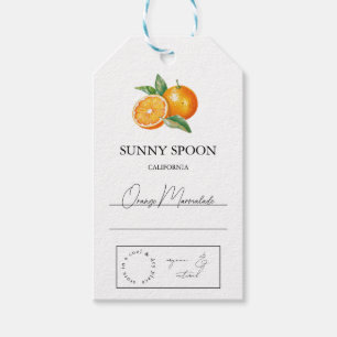 Orange Hang Tag