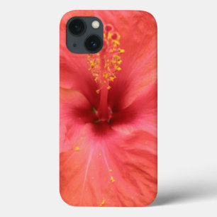 Orange Hibiscus Flower Macro iPad Case
