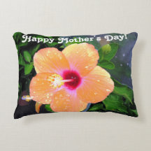 Orange Hibiscus Happy Mother's Day