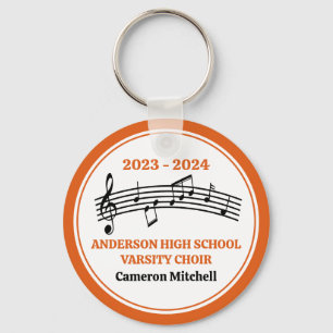 Orange High School Choir Personalised Key Ring