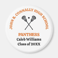 Orange High School Lacrosse Team Personalised