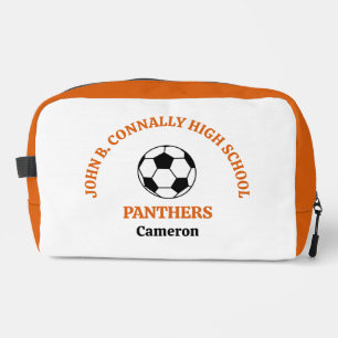 Orange High School Soccer Team Personalised Dopp Kit