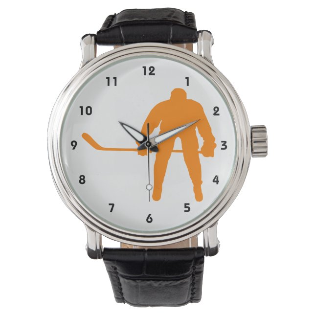 Orange Hockey Watch (Front)