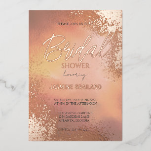 Orange Hombre Cosmic Wash Bridal Shower Sparkle