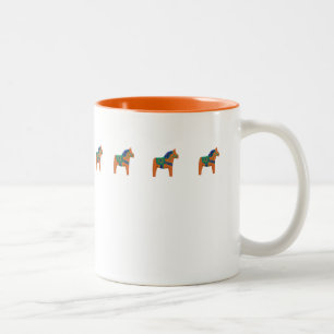 Orange Horse Mug