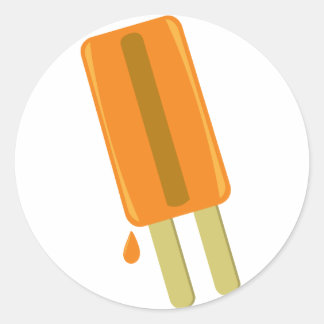 ORANGE ICE POP sticker
