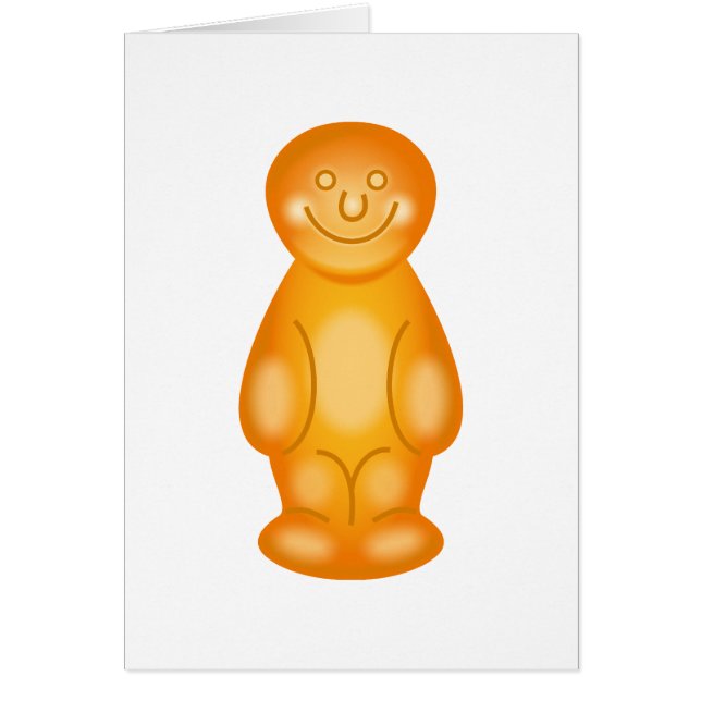 Orange Jelly Baby (Front)
