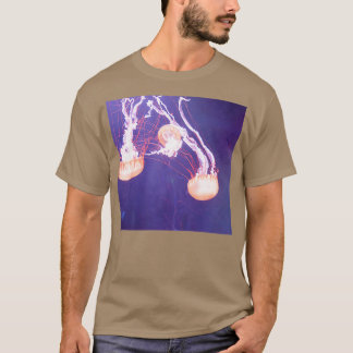 Orange Jellyfish Floating in Water T-Shirt