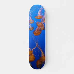 Orange Jellyfish Skateboard