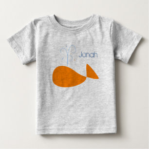 Orange Jonah's Whale Kids T-Shirt
