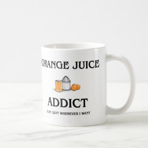 Orange Juice Addict Coffee Mug