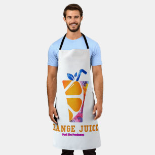 orange juice apron