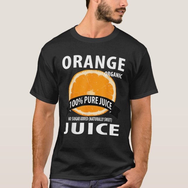 Orange Juice Box Family Halloween Costumes for 5 p T-Shirt (Front)