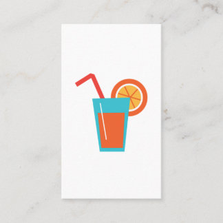 Orange juice business card