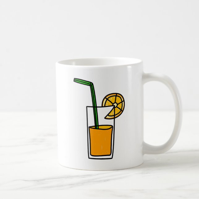 orange juice coffee mug (Right)