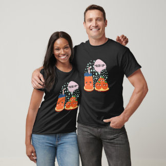 Orange Juice Comic Cartoon Character T-Shirt