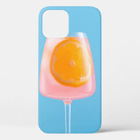 Orange juice in clear drinking glass