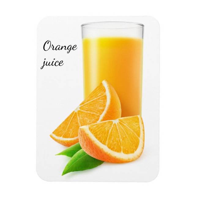 Orange juice magnet (Vertical)
