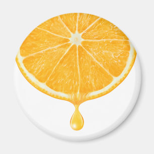 Orange juice magnet