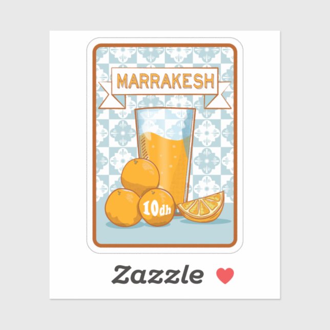 Orange Juice Marrakesh Morocco (Sheet)
