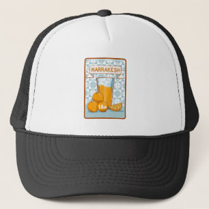 Orange Juice Marrakesh Morocco Trucker Hat