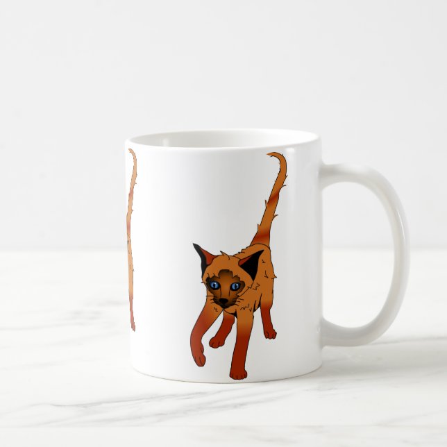 Orange Kitten Coffee Mug (Right)