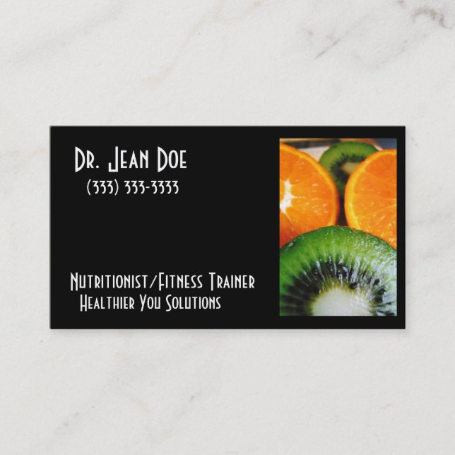 Orange_kiwi2 Business Card (Front)