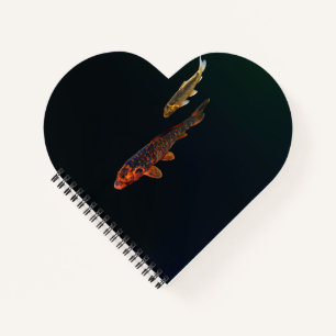 Orange Koi and Gold Koi Notebook