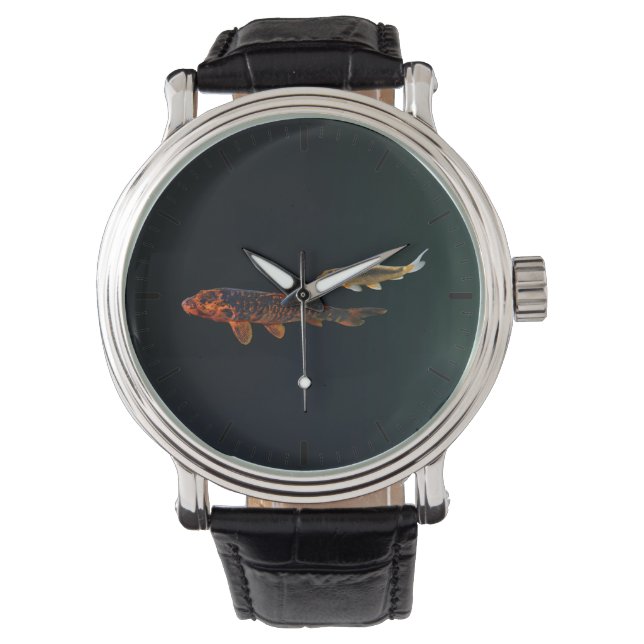 Orange Koi and Gold Koi Watch (Front)