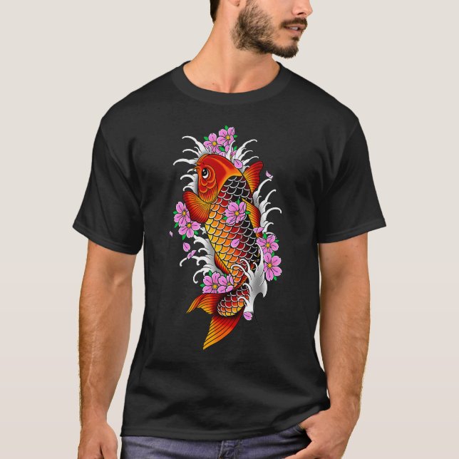 Orange koi fish T-Shirt (Front)