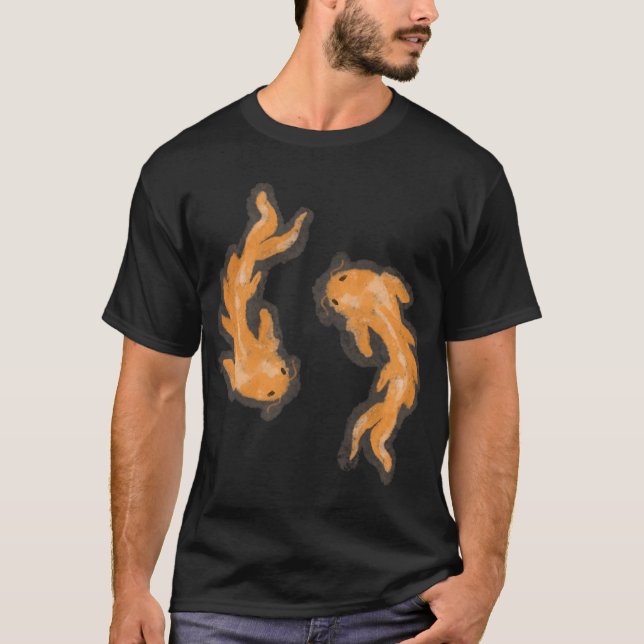 Orange Koi Fish T-Shirt (Front)